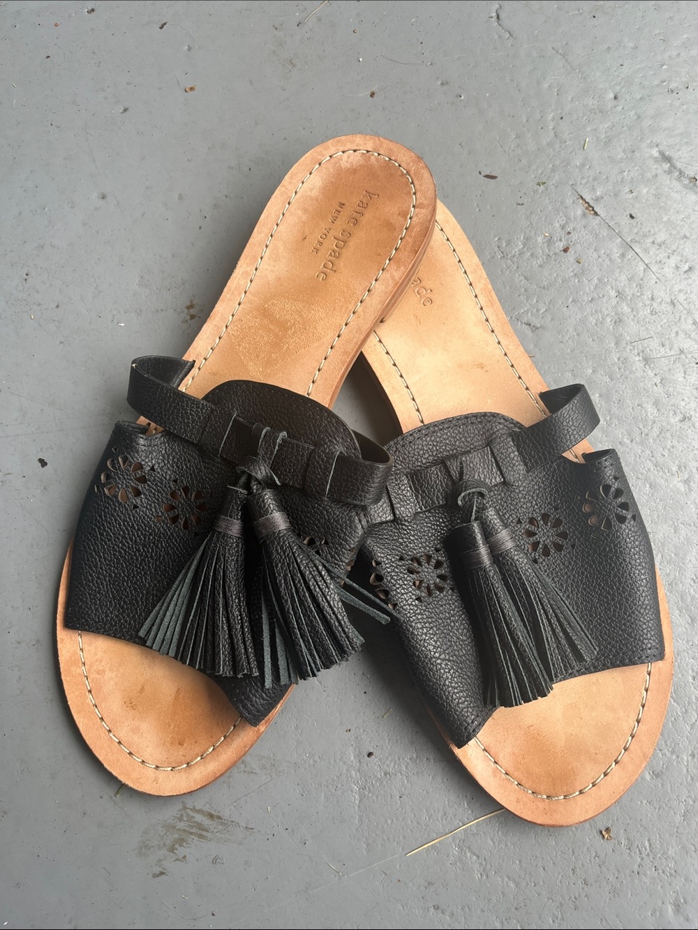 Kate Spade 9 Tassel Slide Sandals for Women - Picture 2 of 2